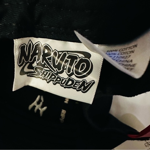 Naruto Shippuden Black Cap with Red Embroidery - Picture 3 of 3